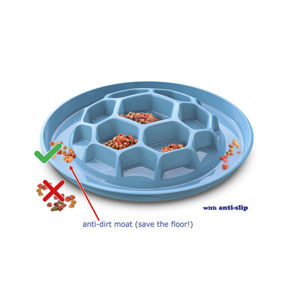 Picture of Honey- Slow Food pet bowl cm. 32x32x6 h with anti- slide