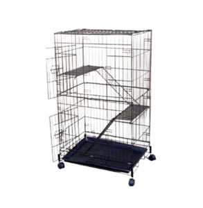 Picture of  Cat Cage 30"X20"X23.5" H - Black