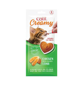 Picture of Catit Creamy Lickable Treats - Chicken and Lamb