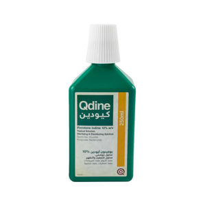 Picture of Qdine Topical Solution 125 ML