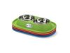 Picture of Soft Touch INOX Double cm. 31 x 20 x 3,5 h - soft bowl-holder with INOX bowl inside.