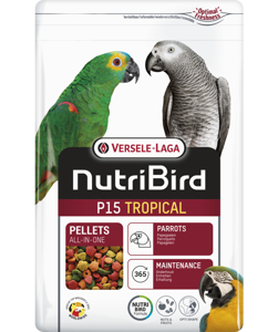 Picture of Versele Laga Nutribird P15 Pellet Tropical Parrot Food 1 Kg