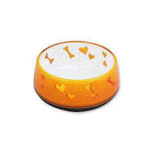 Picture of DOG LOVE BOWL ORANGE/M