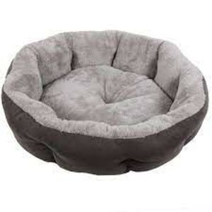 Picture of HERRINGBONE ROUND BED GREY