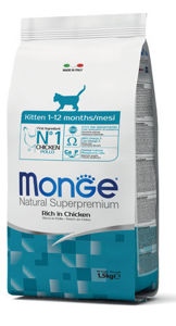 Picture of Monge Natural Superpremium Kitten Rich in Chicken -10 kg